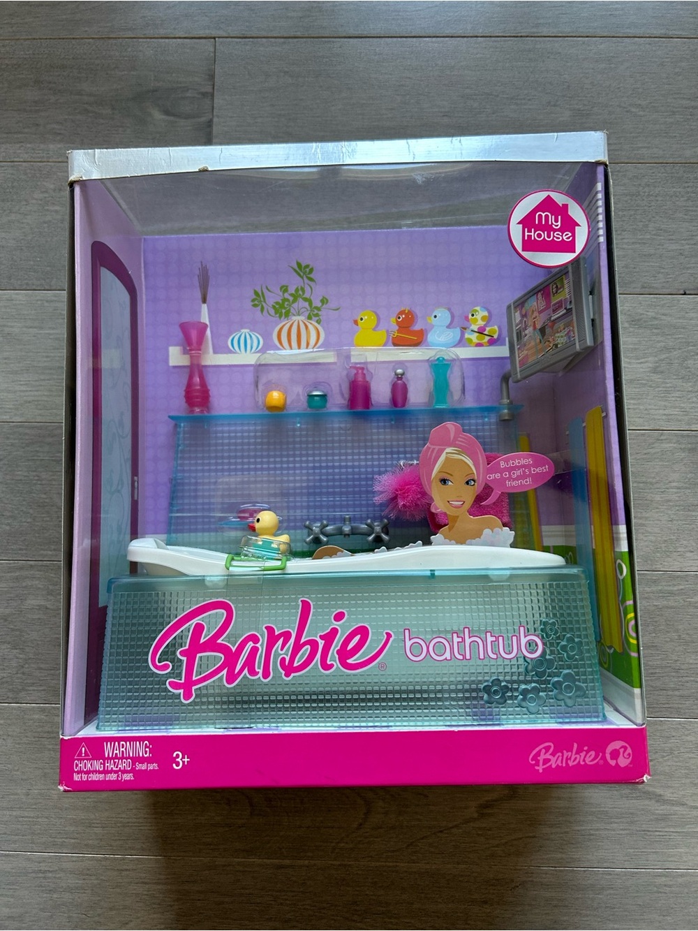 2007 My House Bathtub Barbie Doll Furniture Set L9482